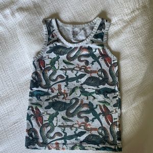 Kids boys snake lizard bug reptile tank top 4/5